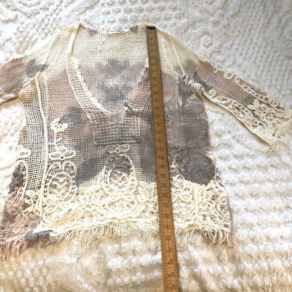 Simply Couture lace embroidered sweater, NWOT - Picture 2 of 7
